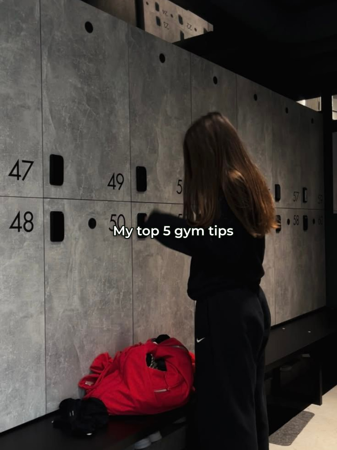 My top 5 gym tips title card