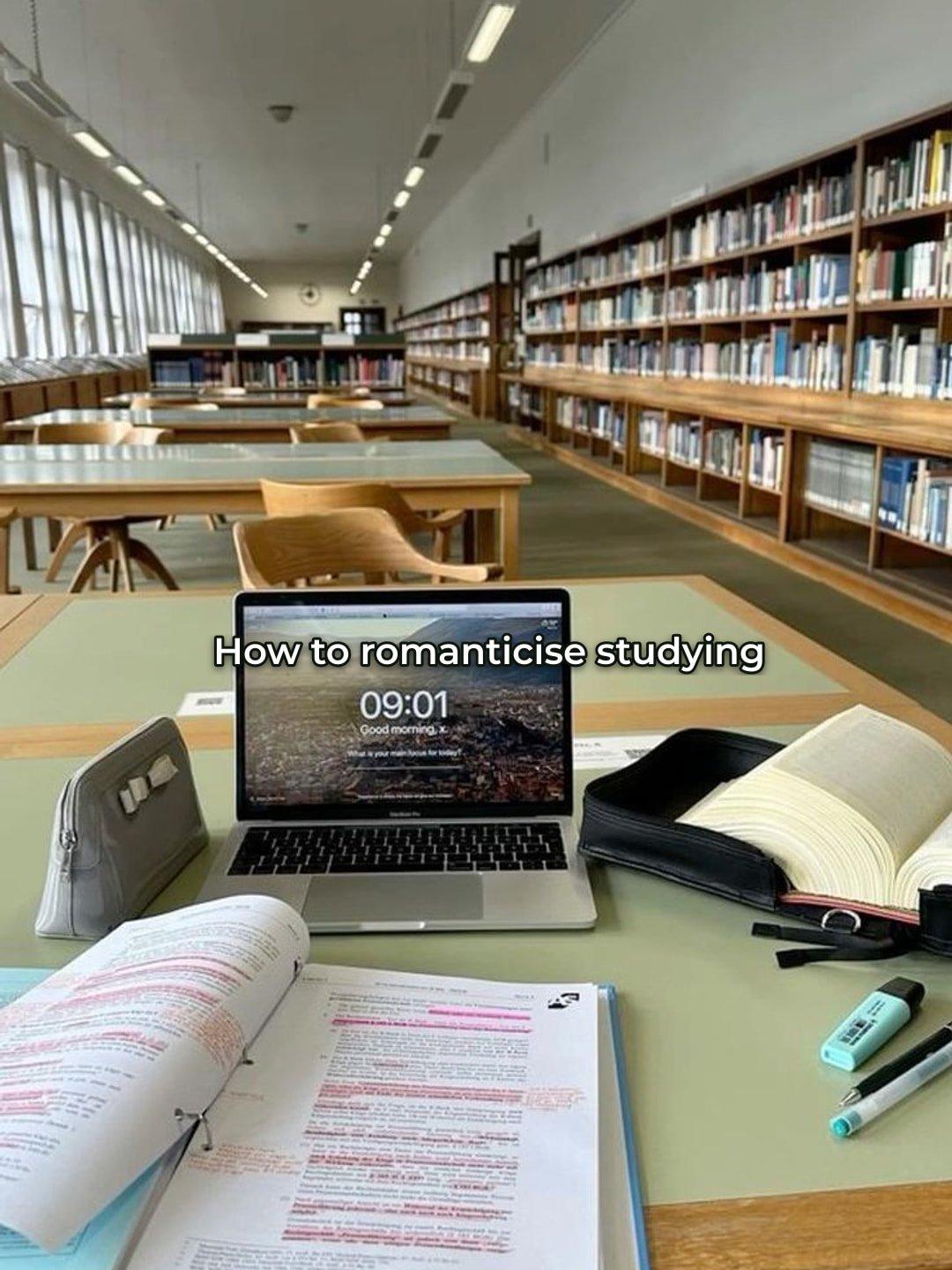How to romanticise studying